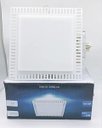 Ver imagem 2 de Luminária Embutir Teto Gesso Vidro Quadrado 24x24 2x E27