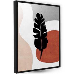 Quadros Decorativo Sala Abstrato Linha Moldura Gold - 4