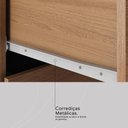 Ver imagem 5 de Guarda Roupa Casal 10 Portas com Espelho e 3 Gavetas Hungria - Amêndola Touch/off White
