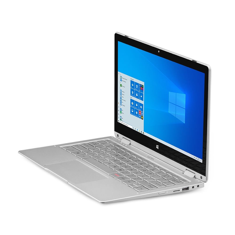 Notebook 2 em 1 M11w Prime, com Windows 10 Home, Processador Intel Quadcore, Tela 11,6 Pol , 4gb 64g - 4