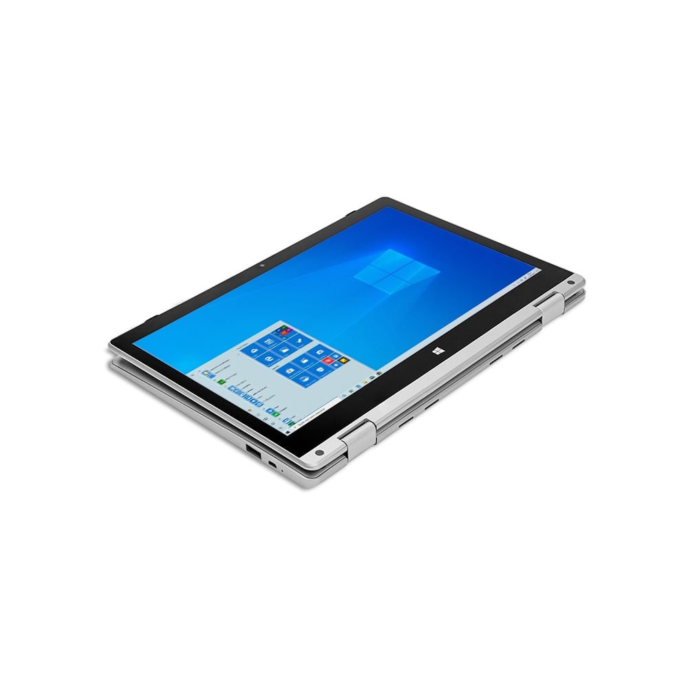 Notebook 2 em 1 M11w Prime, com Windows 10 Home, Processador Intel Quadcore, Tela 11,6 Pol , 4gb 64g - 8