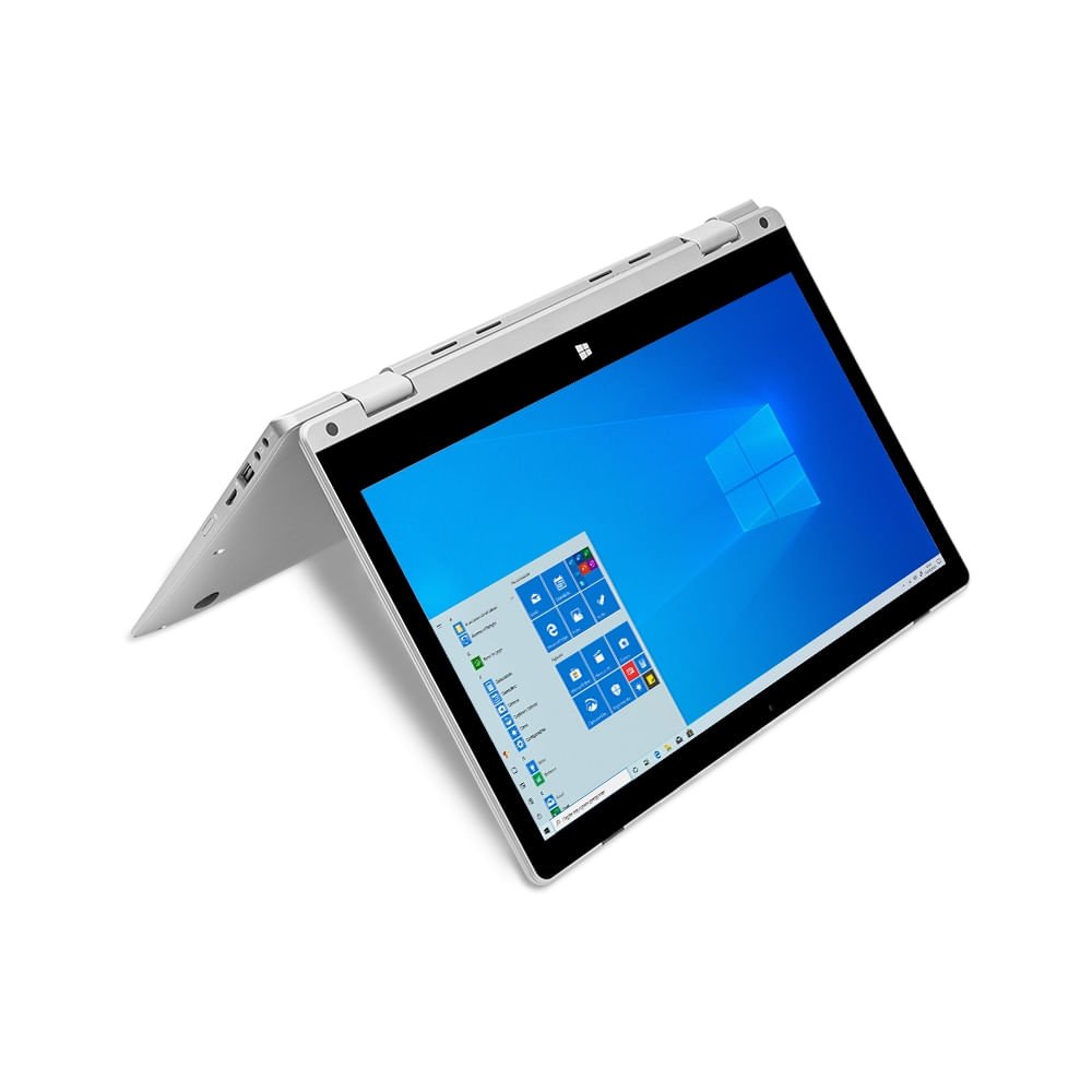 Notebook 2 em 1 M11w Prime, com Windows 10 Home, Processador Intel Quadcore, Tela 11,6 Pol , 4gb 64g - 6