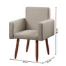 Poltrona Decorativa - Cadeira Escritório Nina Linho - Speciale Home - 6