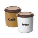 Ver imagem 2 de Conjunto de Potes para Café e Açúcar - Matimento Pote Cafe Acucar - Kit 2 Potes - Panami
