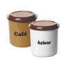 Conjunto de Potes para Café e Açúcar - Matimento Pote Cafe Acucar - Kit 2 Potes - Panami - 2