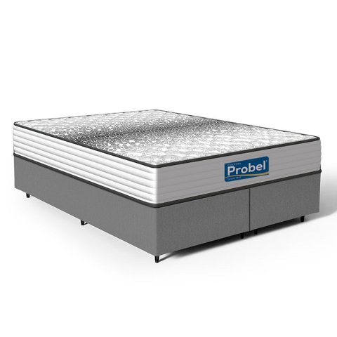 Cama Box com Colchão de Molas Ensacadas Double Face Essence Probel Queen 158cm