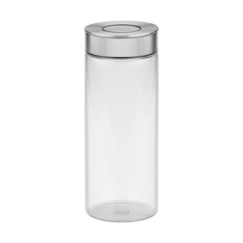 Pote de Vidro Tramontina com Tampa de Aço Inox 10 Cm 1,8 L
