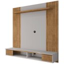 Ver imagem 5 de Painel Tv 55 Pol e Bancada Suspensa 136cm Foz Cinamomo/off B02 - Mpozenato