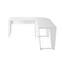 Ver imagem 3 de Mesa em L Escritório Mesa em L Escritório Pés Metal 180cm Branco F5 Office