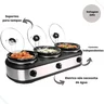 Triplo Rechaud Buffet Elétrico Slow Cooker 3 Panelas 127v - 4