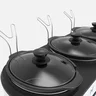 Triplo Rechaud Buffet Elétrico Slow Cooker 3 Panelas 127v - 2