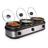 Triplo Rechaud Buffet Elétrico Slow Cooker 3 Panelas 127v - 5
