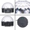 Bola Maluca 9 Cores Led Rgb Holográfico Dmx 30W Bivolt Strobo Projetor Rítmico Globo maluco Luzes co - 4