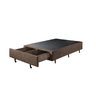 Cama com Sapateira Veludo Areia Animale - Móveis Digital:Casal 138cm - 11