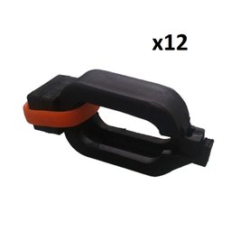 Kit 12 Un Abraçadeira Trava para Aquecedor Solar Piscina Soria - 2