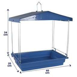 Tratador Silvestre para Pássaros Livres Azul Contrera Pet - 5
