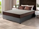 Ver imagem 1 de Conjunto Cama Box Espuma Atlanta Marrom Viúva 128x188x62