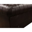 Ver imagem 6 de Sofá Chesterfield de Couro 3 Lugares Preto Iguana - Mempra