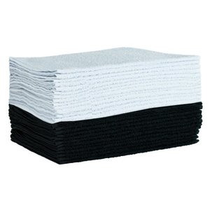 Kit 25 Toalhas Manicure Perfeito Estilo - Preto e Branco