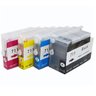 Cartucho Recarregável Jetw T120 T130 T520 T530 Para Hp - Com Tinta 4 x 100ml - 6