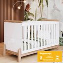 Ver imagem 2 de Berco Mini Cama Grade Fixa 145x76 Cm Ternura Branco Jequitiba Hp Henn