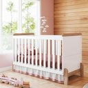 Ver mais imagens de Berco Mini Cama Grade Fixa 145x76 Cm Ternura Branco Jequitiba Hp Henn