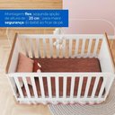 Ver imagem 6 de Berco Mini Cama Grade Fixa 145x76 Cm Ternura Branco Jequitiba Hp Henn