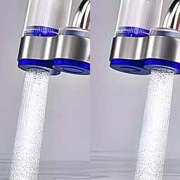 Torneira Purificador de Água - 2 Filtros Lavável e Removível - Cinza - 8