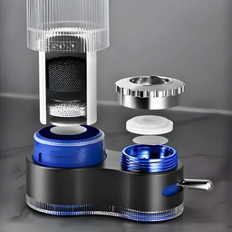 Torneira Purificador de Água - 2 Filtros Lavável e Removível - Cinza - 6