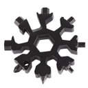 Ver imagem 1 de Chave de Fenda Kit Chaves Boca Rosca Inglesa 18 em 1 Floco Neve Ferramenta Abridor Garrafa Chaveiro 