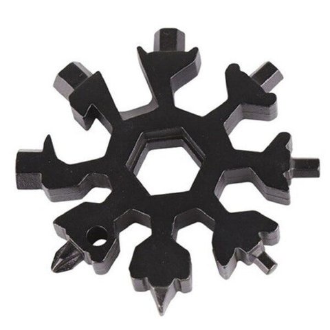 Chave de Fenda Kit Chaves Boca Rosca Inglesa 18 em 1 Floco Neve Ferramenta Abridor Garrafa Chaveiro