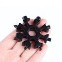 Ver imagem 2 de Chave de Fenda Kit Chaves Boca Rosca Inglesa 18 em 1 Floco Neve Ferramenta Abridor Garrafa Chaveiro 