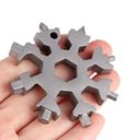 Ver imagem 2 de Chave de Fenda Kit Chaves Boca Rosca Inglesa 18 em 1 Floco Neve Ferramenta Abridor Garrafa Chaveiro 