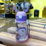 Garrafa Squeze Alce Infantil Bpa Free Enfeites Adesivo 600ml:lilas - 2