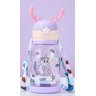 Garrafa Squeze Alce Infantil Bpa Free Enfeites Adesivo 600ml:lilas - 4