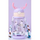 Ver imagem 4 de Garrafa Squeze Alce Infantil Bpa Free Enfeites Adesivo 600ml:lilas