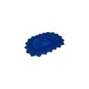 Ver imagem 7 de Tapete de Crochê Oval Azul Artesanal 90x63 Sala Quarto