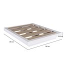 Ver imagem 5 de Cama Suspensa Casal Queen 160cm Branco - Art In Móveis