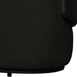 Kit 2 Poltronas e 1 Namoradeira Orgânica Beatriz Veludo Composê Corino Preto - Estopar Veludo Preto - 5