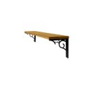 Ver imagem 1 de Prateleira Nihco de Parede Metal Madeira para Casa Cozinha Decoração Rústica