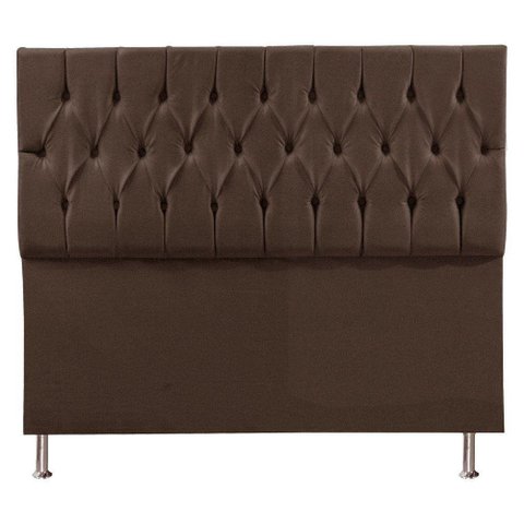 Cabeceira Queen 1,60m Suede Marrom