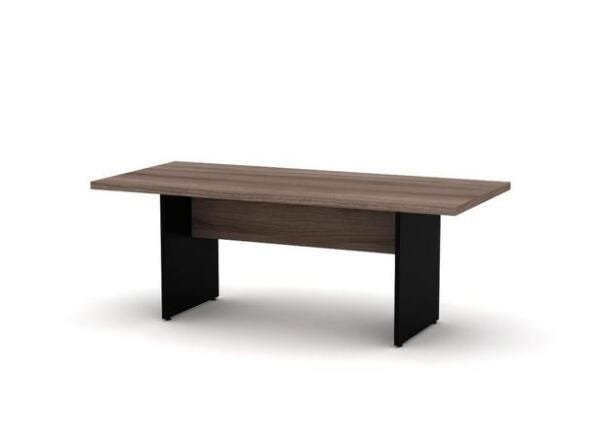 Mesa de Reuniao Retangular para Escritório Pandin Pe40 200cm Walnut - 2