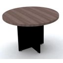 Ver imagem 1 de Mesa de Reuniao para Escritório Pandin Pe40 110cm Walnut