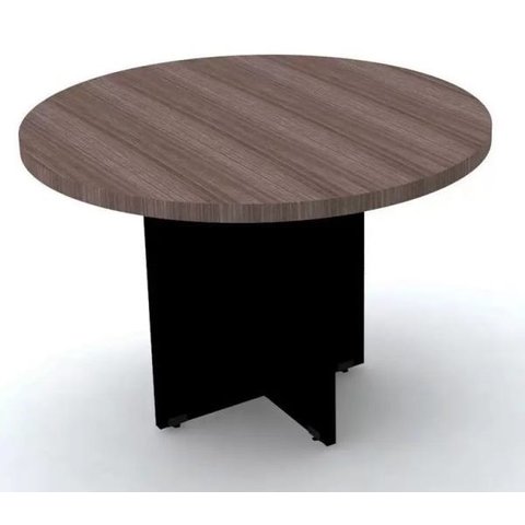 Mesa de Reuniao para Escritório Pandin Pe40 110cm Walnut