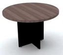 Ver imagem 1 de Mesa de Reuniao para Escritório Pandin Pe40 110cm Walnut
