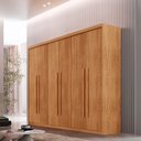 Ver imagem 2 de Guarda Roupa Casal Heros 6 Portas e 2 Gavetas Mdf Moderna