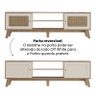 Conjunto Sala Charlotte: Rack 4525 + Buffet 4521 - 4