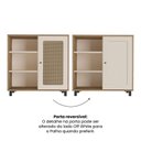 Ver imagem 7 de Conjunto Sala Charlotte: Rack 4525 + Buffet 4521