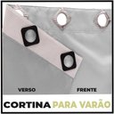 Ver imagem 2 de Cortina Sala e Quarto 2,50x1,80 Tecido Blackout Ana Branco
