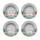 Ver imagem 1 de Kit/jogo 4 Pratos Fundos Capri Floresta Urbana Germer Porcelanas